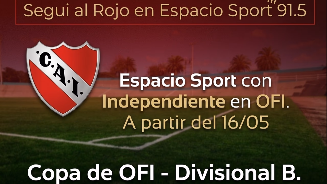 SEGUI AL CAI EN OFI EN ESPACIO SPORT 91.5 FM